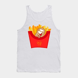 Cute Sloth Fries Tank Top